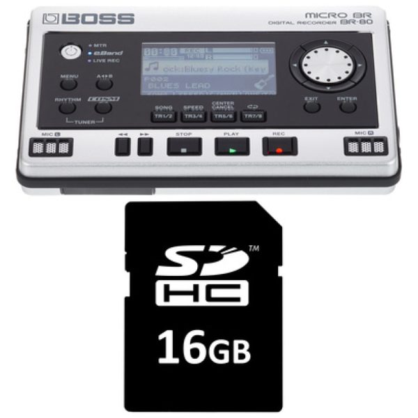 Boss BR-80 SD Card Bundle
