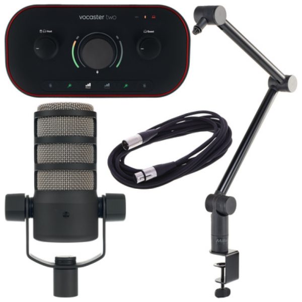 Focusrite Vocaster Two Podcast Bundle 1