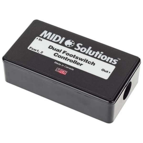 MIDI Solutions Dual Footswitch Controller