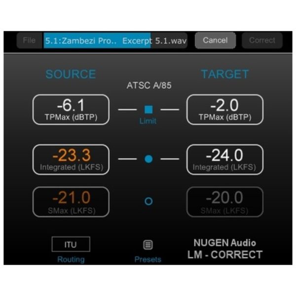 Nugen Audio LM-Correct 2