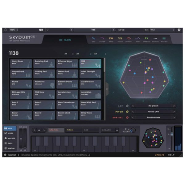 Sound Particles SkyDust 3D