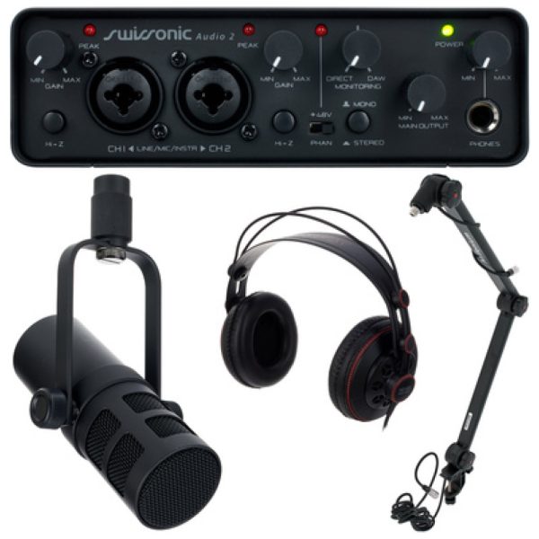 Swissonic Audio 2 Podcast Bundle
