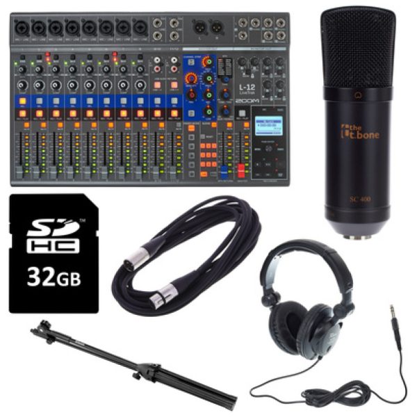 Zoom LiveTrak L-12 Starter Bundle