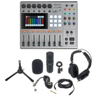 Zoom PodTrak P8 Podcast Mic Set